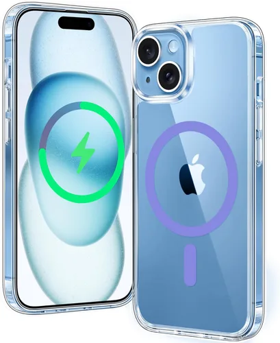 Miniatura 549 de FNTCASE Funda para iPhone 13 Pro-Max: Fundas magnéticas transparentes compatibles con Magsafe Slim anti amarillamiento protección contra caídas