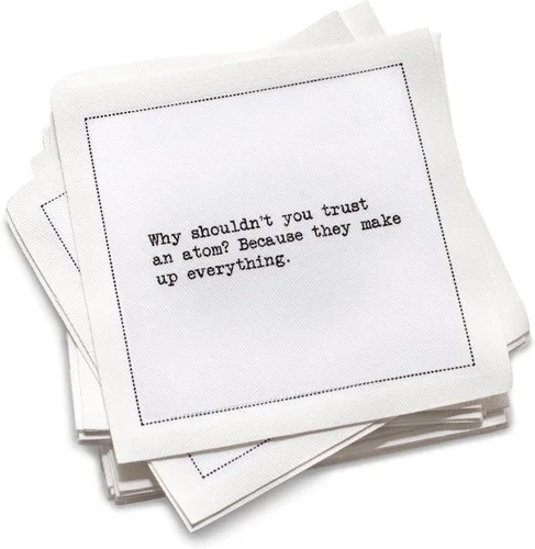 Miniatura 41 de Five Star Funny Dog Quotes Servilletas de cóctel de algodón blanco 50 servilletas de bebidas desechables de lujo con citas ingeniosas de perros