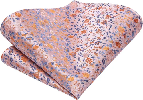 Miniatura 65 de Dubulle Corbata tejida de cachemira para hombre y gemelos de pañuelo para hombre, conjunto de gemelos para boda formal y negocios