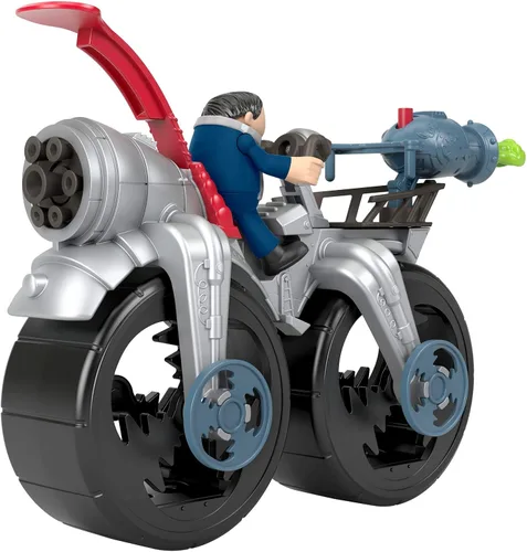 Miniatura 8 de Fisher-Price Imaginext Minions Gru's Rocket Bike, figura de personaje y juguete de empuje para niños preescolares de 3 a 8 años