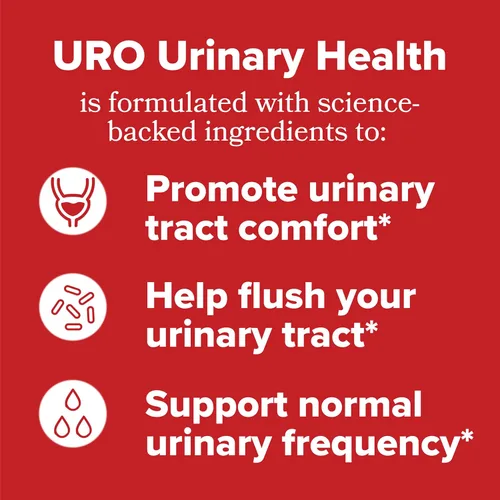 Miniatura 2 de O Positiv URO Suplemento para la salud del tracto urinario para mujeres, 60 unidades (Paquete de 1) - Vitaminas de apoyo urinario con extracto