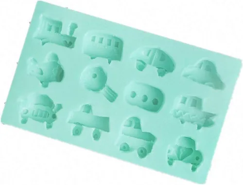 Miniatura 19 de Molde de fondant para bricolaje, flores, cola de sirena, hojas, lindo molde de silicona para pastel de caramelo de chocolate, vela de arcilla hecha