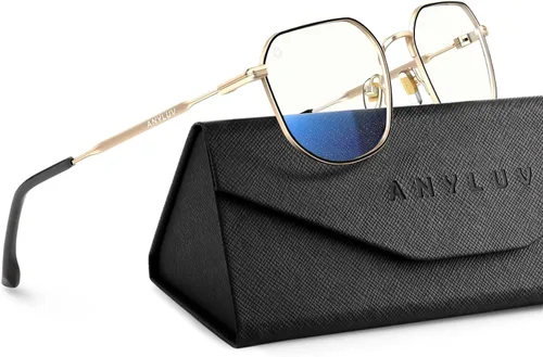 ANYLUV Blue Light Blocking Glasses fo Men, Fashion Lightwight Blue Light Glasses Computer Screen Blocker Eyewear