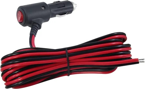 Miniatura 12 de Enchufe macho de encendedor de cigarrillos de repuesto de 12 voltios con interruptor de encendido y apagado, enchufe macho de cigarrillos de 8 pies