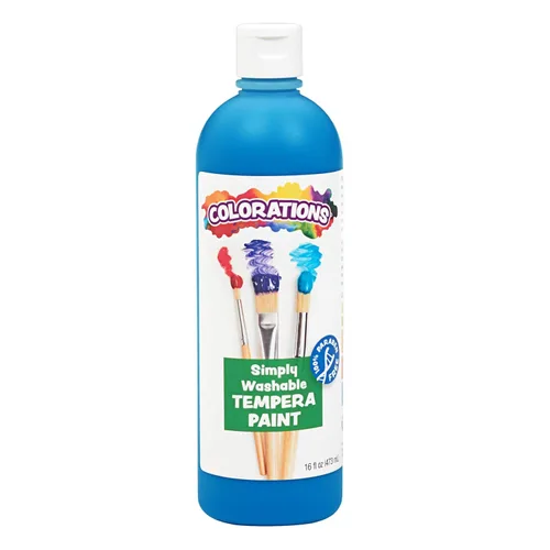 Colorations WSTTU - Témpera lavable, pintura para niños no tóxica, vibrante e intensa, para manualidades, pasatiempos y diversión, suministros de