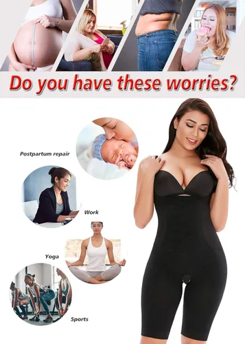 Miniatura 6 de Fajas de control de la barriga para mujeres entrenadores de cintura sin costuras fajas Body Shaper cuerpo completo