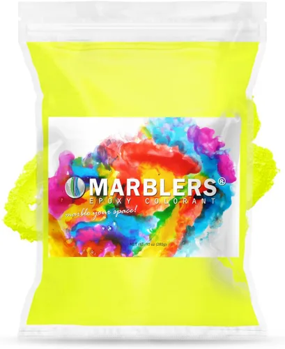 Miniatura 13 de MARBLERS Pigmento fluorescente en polvo [rosa neón] 10 oz (280 g) Pigmento mate Tinte No tóxico Vegano Libre de crueldad Esmalte