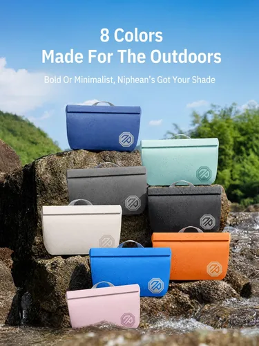 Miniatura 8 de niphean IPX7 Riñonera impermeable con cierre magnético de una mano, bolsa seca duradera impermeable para kayak, tabla de remo, accesorios esenciales