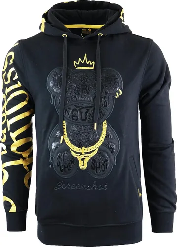 Miniatura 52 de SCREENSHOT Sudadera urbana de forro polar para hombre, diseño de dibujos animados de animación, parche bordado de gel