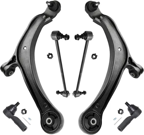 Miniatura 177 de Detroit Axle - Kit de brazos de control de extremo delantero 4WD para Ford 04-08 F-150, 06-08 Lincoln Mark LT, 4 extremos de barra de acoplamiento
