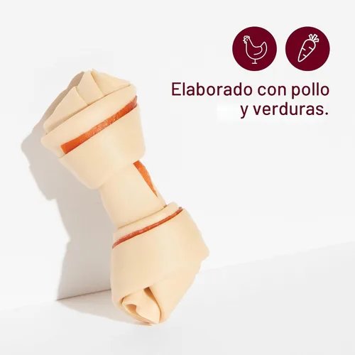 Miniatura 2 de SmartBones Mini huesos con pollo real, 56 unidades, masticables sin piel cruda para perros
