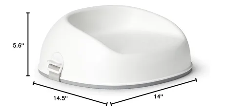 Miniatura 3 de BabyBjörn Asiento elevador, blanco (069021US), 1 unidad (paquete de 1)