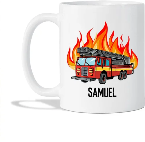 Miniatura 7 de Increíble taza de bombero Taza de café personalizada de bombero Taza de bombero personalizada idea de regalo para bombero Taza de bombero