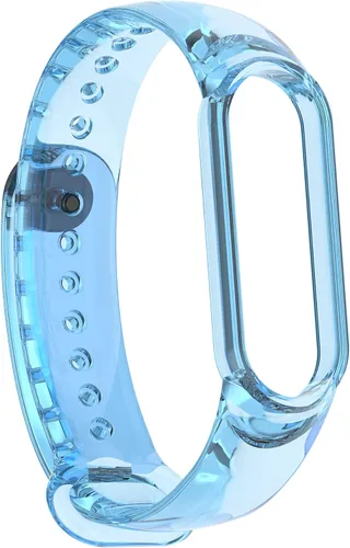Miniatura 3 de Senter Correa de repuesto de silicona suave para Xiaomi Mi Band 5 / Mi Band 6 Smart Watch Azul