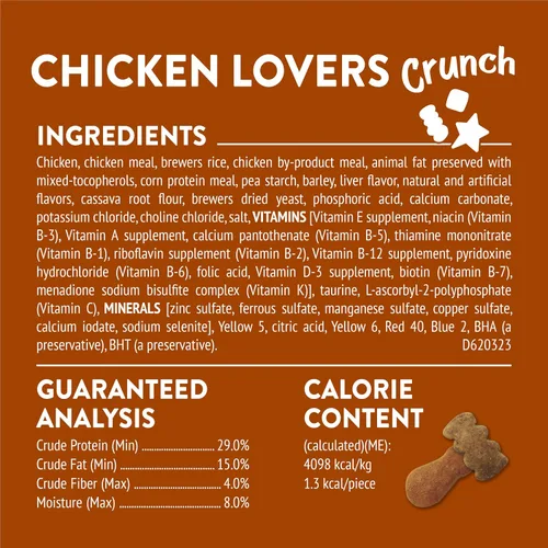 Miniatura 5 de Purina Friskies Golosinas para Gatos, Party Mix Chicken Lovers Crunch - Bolsa de 20 Oz