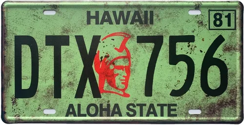 Miniatura 9 de Placa de matrícula de Wyoming de aluminio, placa decorativa de automóvil novedosa, placas de matrícula de 12"x6" para el frente del automóvil, placa