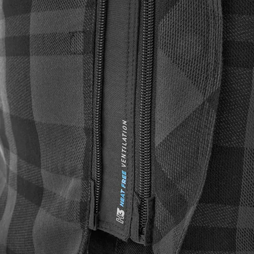 Miniatura 9 de SHIMA RENEGADE MEN 2 Camisa de motocicleta para hombre – Chaqueta de franela de motociclista a cuadros blindados con fibra QL – Aramida y capa
