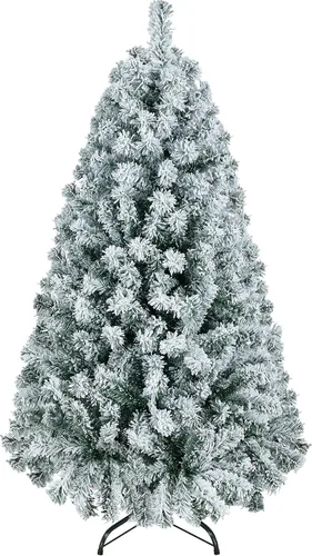 Miniatura 27 de Yaheetech - Árbol de pino artificial de Halloween negro de 4.5 pies, para decoración de fiestas en casa, oficina, fiestas, en interiores