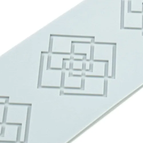 Miniatura 9 de Molde de silicona 3D de patrón múltiple geométrico para fondant, almohadilla de encaje para pasteles, molde de silicona para pasteles, fondant