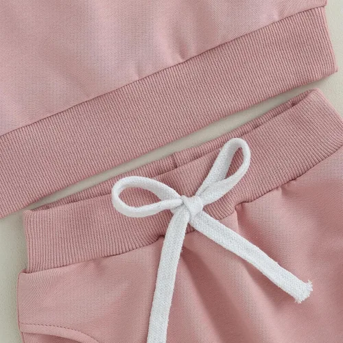 Miniatura 6 de Conjunto de sudadera con estampado para bebé y niña, sudadera larga para otoño e invierno