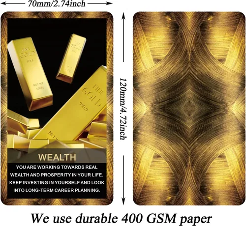 Miniatura 4 de Career Oracle Cards Deck, Money and Life Oracle Cards, Oracle Decks te ayudan a alcanzar metas financieras, así como metas de vida y ambiciones