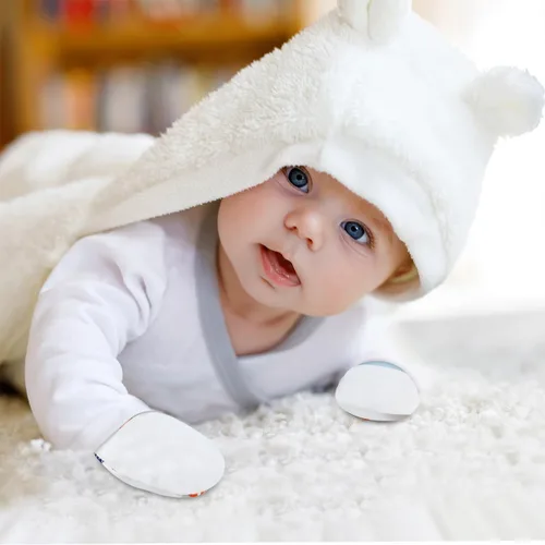 Miniatura 7 de ONESING 6-20 pares de guantes de bebé sin arañazos 0-6 meses, guantes esenciales para bebés recién nacidos, niños y niñas
