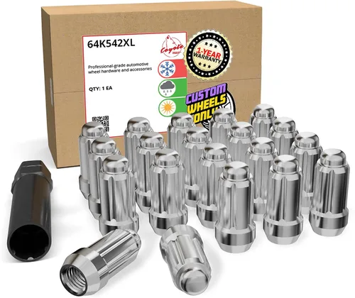 Miniatura 7 de Wheel Accessories Parts 20 piezas de 0.472 in 1.50 12 x 1.50 rosca para automóvil de 1.38 pulgadas de largo, tuerca negra para muchos automóviles