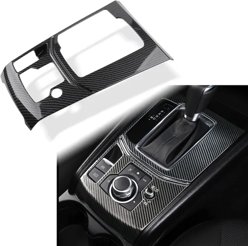 Miniatura 7 de Compatible con Mazda CX-5 2025 2024 2023 2022 2021 2020 2019 2018 2017 Accesorios para consola central de automóvil, panel de engranajes, cubierta