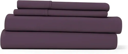 Miniatura 4 de Linen Market Juego de sábanas King de microfibra cepillada, 4 piezas, certificado Oeko-TEX, ultra suaves y sin arrugas, sábanas de bolsillo profundo