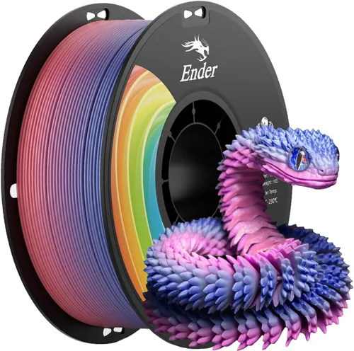 Miniatura 20 de Creality Filamento PLA+ Negro 1.75mm, filamento para impresora 3D de alta resistencia y sin enredos, embalaje al vacío, filamento para impresión 3D
