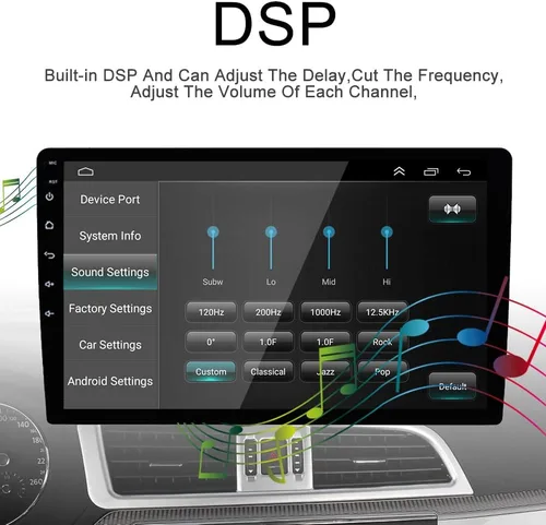 Miniatura 8 de 8Core 4GB+64GB Android 15 para Mitsubishi Outlander Radio 2006-2012 con 9 IPS Pantalla táctil GPS Unidad principal de navegación GPS incorporado DSP