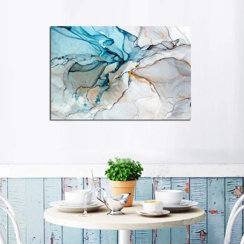 Miniatura 3 de Lienzo de pintura de arte abstracto para colgar en la pared, ideal para la decoración del hogar, de habitaciones, salas, baños y más