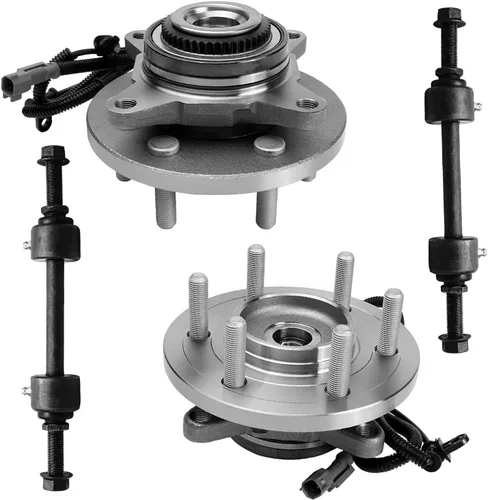 Miniatura 45 de Detroit Axle - Kit de extremo delantero RWD para Chrysler 300 Dodge Challenger Charger Upper Lower Control Arms rótulas de rodamiento de rueda Bujes