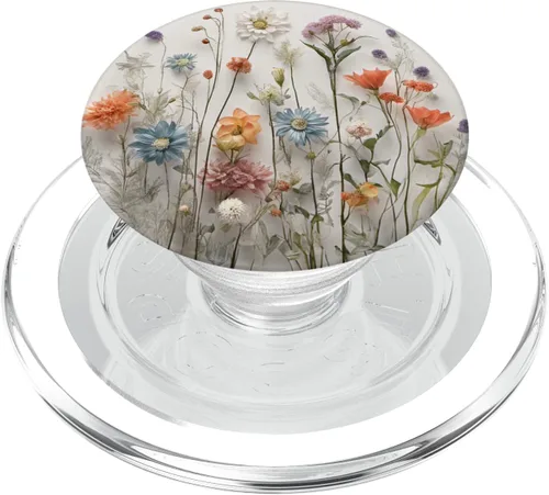 Miniatura 8 de Mixed Flower Bouquet Floral Pattern PopSockets Standard PopGrip