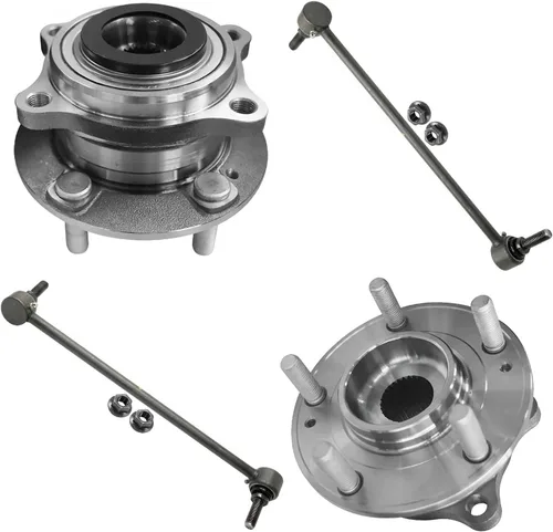 Miniatura 138 de Detroit Axle - Kit de extremo delantero RWD para Chrysler 300 Dodge Challenger Charger Upper Lower Control Arms rótulas de rodamiento de rueda Bujes
