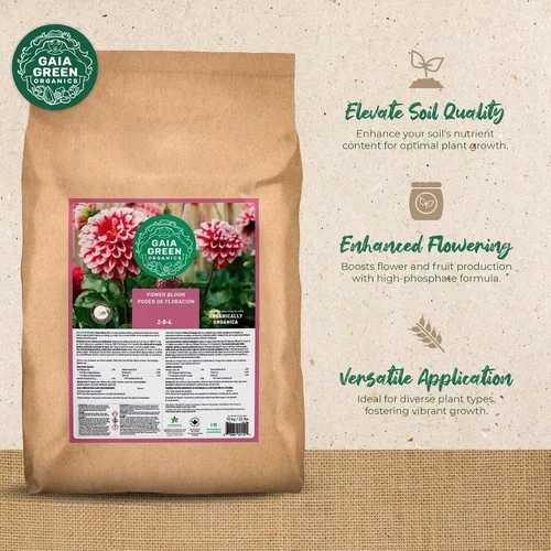 Miniatura 2 de GAIA GREEN Organics 22.0 lbs de alto fosfato Power Bloom Plant Food Root Developer Suplemento Mezcla para floración y fructificación prolíficas