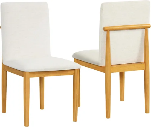 Miniatura 26 de HomePop Parsons - Silla de comedor, color gris (juego de 2)