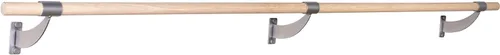 Miniatura 9 de VITA Barre - Barra de ballet individual montada en la pared, clásica WB15, madera Altura fija, fabricada en Estados Unidos, equipo de ejercicio