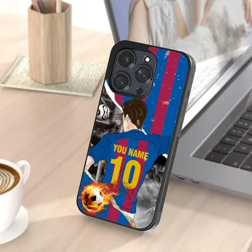 Miniatura 6 de Fundas personalizadas para teléfono con nombre y número, Jersey VS Flag diseño para iPhone 6 7 8 11 12 13 14 15 16 17 Pro Max Plus Mini Xr XSE
