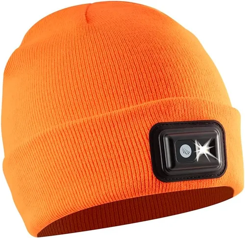 Miniatura 20 de POWERCAP - Sombrero LED con luz de 150 lúmenes, forro polar recargable con faro incorporado brillante, impermeable, cálido, talla única Mossy Oak