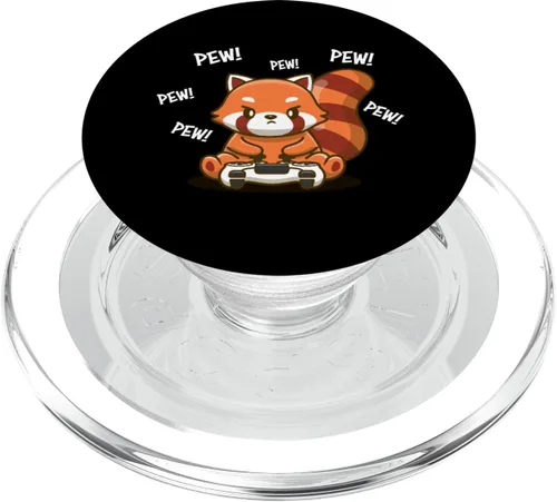 Miniatura 8 de PopSockets de panda rojo intercambiable PopGrip