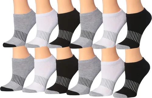 Miniatura 2 de Tipi Toe 12 pares de calcetines deportivos de corte bajo para mujer