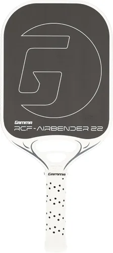 Miniatura 10 de GAMMA RCF Airbender - Paleta de pickleball, fibra de carbono cruda, sistema de peso de mango personalizable y garganta abierta aerodinámica