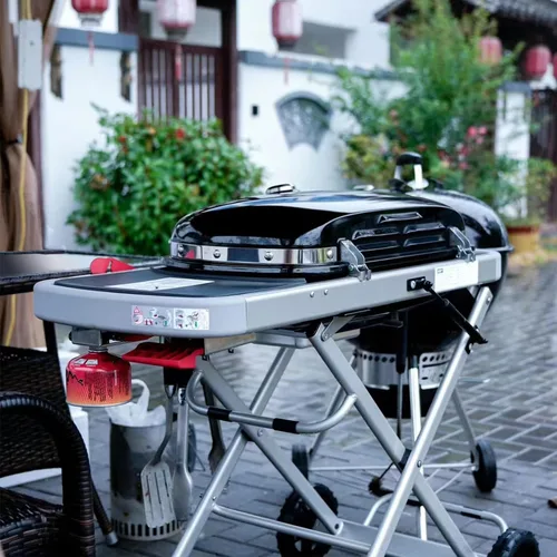 Miniatura 8 de SafBbcue Plancha de cocina de hierro fundido para Weber Traveler Portable Series Gas Grill, placa para Weber 9010001 9011701 9013001 9020001 9030001