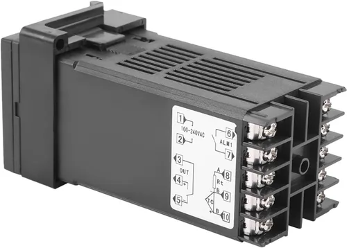 Miniatura 4 de Controlador de temperatura PID digital REX-C100 Regulador de temperatura del termostato 100-240 V Salida de relé 1500VAC, 14 bits