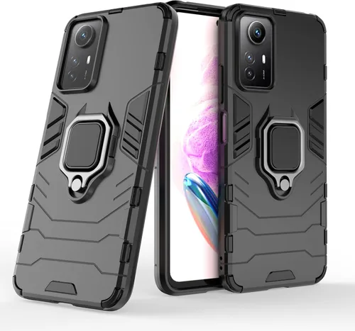 Miniatura 2 de ZMONE - Funda protectora para Xiaomi Redmi Note 12s con protector de pantalla de vidrio (paquete de 2) resistente de doble capa de grado militar, a