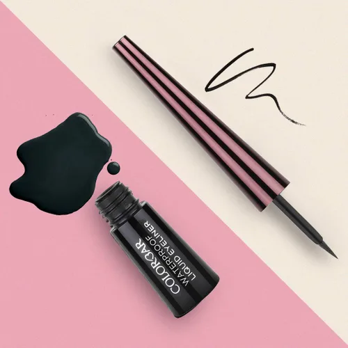 Miniatura 4 de Colorbar Delineador de ojos líquido impermeable, negro