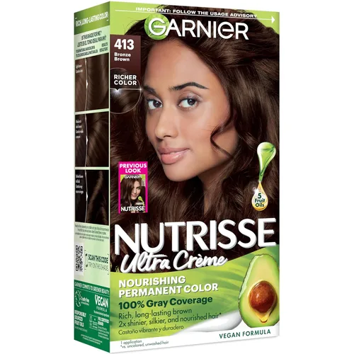 Miniatura 39 de Garnier Nutrisse - Tinte en crema nutritiva para el cabello, 30 marrón oscuro (Sweet Cola), tinte permanente para el cabello, 2