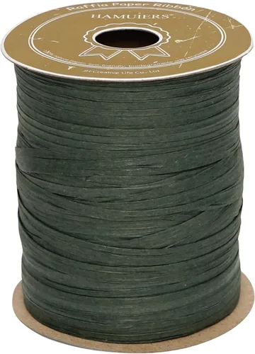 Miniatura 17 de Cinta de rafia para envoltura de regalos, cordel de papel de embalaje, cinta de manualidades hilo de rafia para crochet - 1/4 pulgadas de ancho, 100