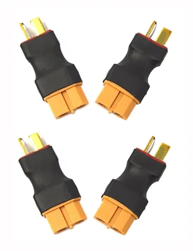 Miniatura 7 de Readytosky XT60 hembra a macho adaptador de conector de enchufe en T sin cables, conectores de batería RC LiPo para conector macho Deans a XT60